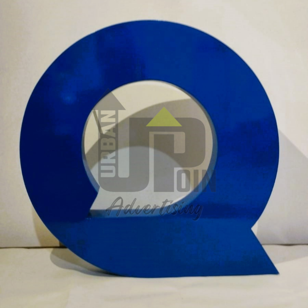 Jual Custom Huruf Timbul Plat Galvanis/Galvanil Logo Letter Sign Untuk ...
