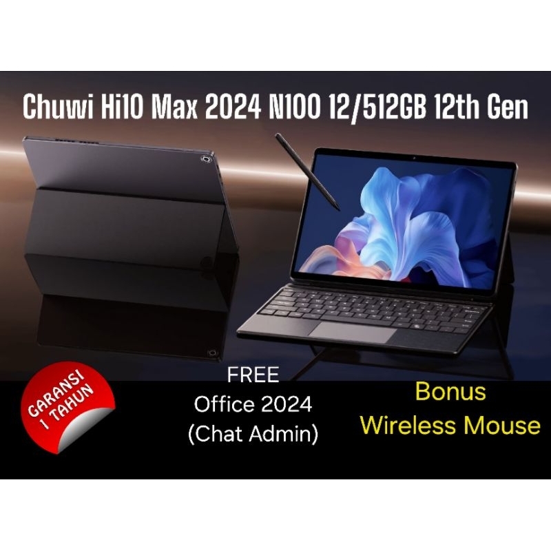 Jual Chuwi Hi10 Max 2024 Intel Alder N100 12.96