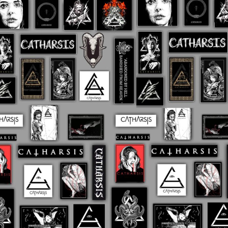 Jual Belanja Mantap sticker aesthetic CATHARSIS ISI 125 PCS STICKER ...