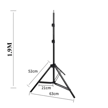Ring Light Rgb 26Cm 33Cm With Tripod 2.1M Lampu Selfie Set Live Vlog Makeup Lighting