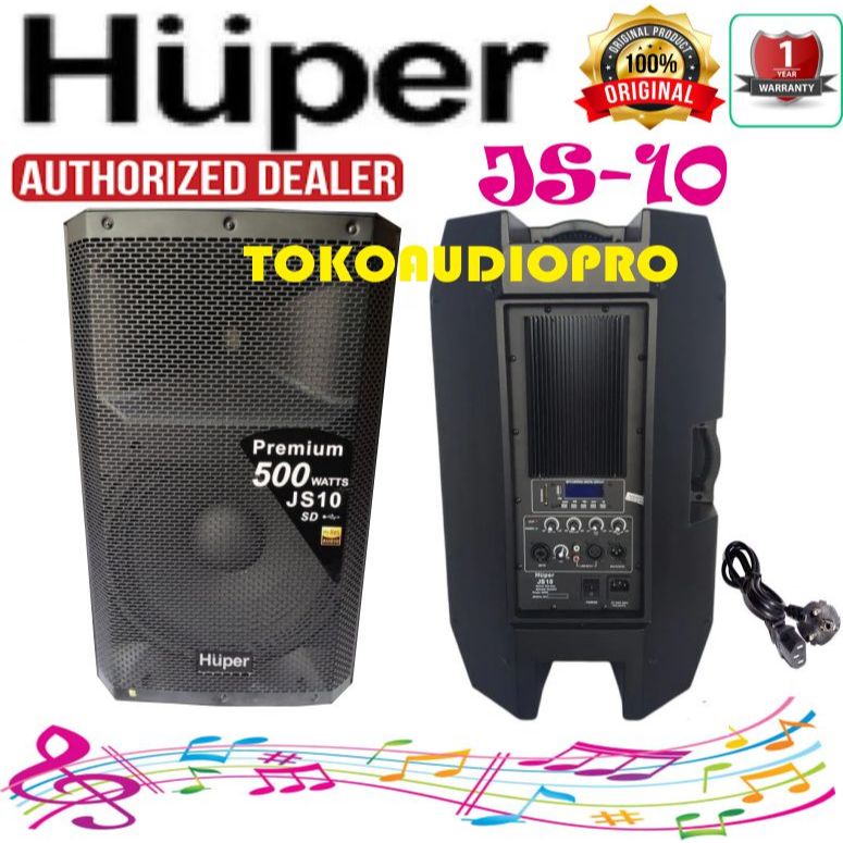 Jual Huper JS10 15 Inch Speaker Aktif Original | Shopee Indonesia