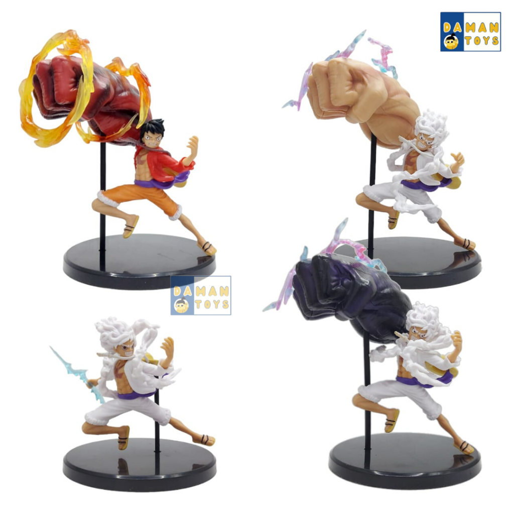 Jual One Piece Action Figure Monkey D luffy Gear 4 & 5 Bajrang Gomu ...