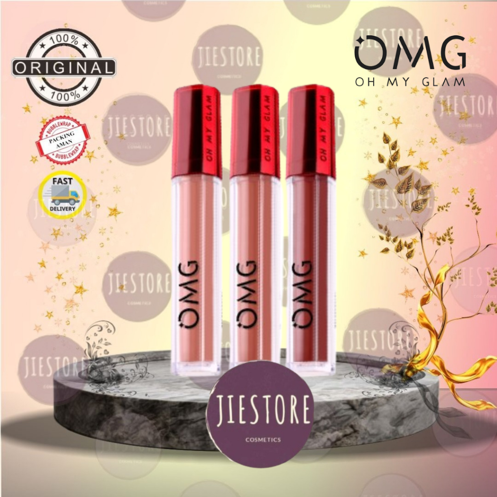 Jual OMG OH MY GLAM Matte Kiss Lip Cream 3.5 G | Shopee Indonesia