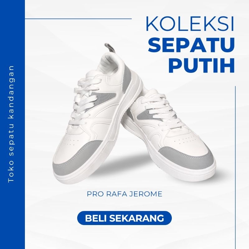Jual PRO RAFA SEPATU PUTIH SEPATU KASUAL SNEAKER LAKI-LAKI PEREMPUAN ...
