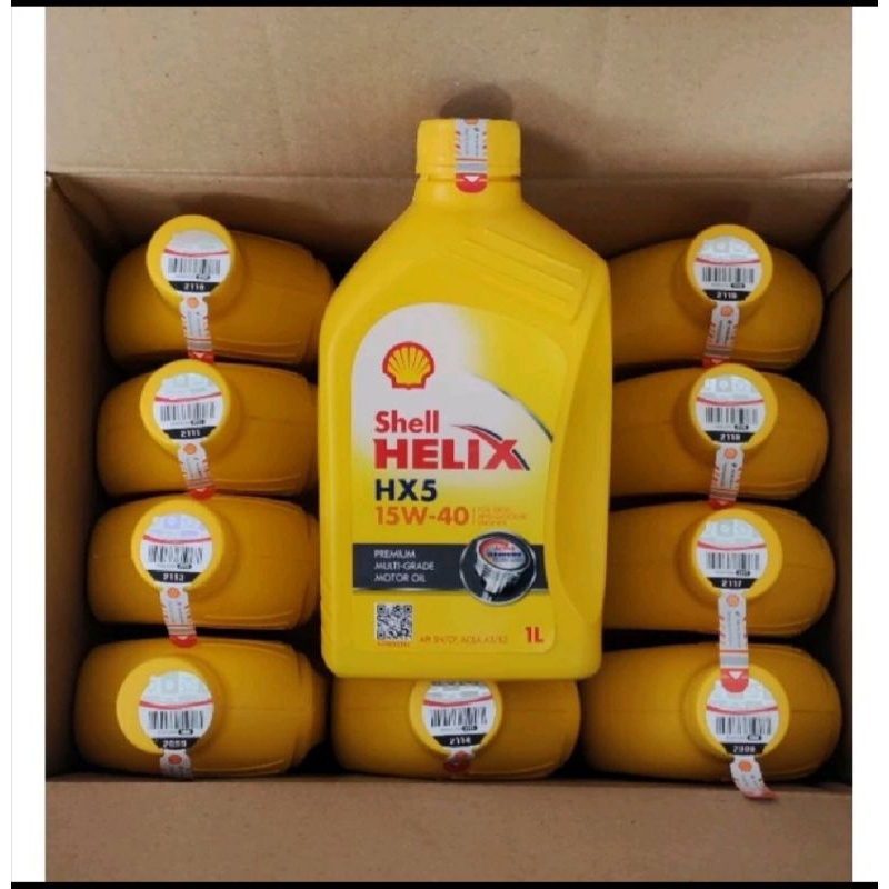 Jual shell HELIX HX 5 (15W40) 1 LITER 1000ML | Shopee Indonesia