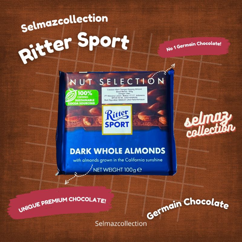 Jual Ritter Sport 100gr Ready Coklat Ritter Sport | Shopee Indonesia