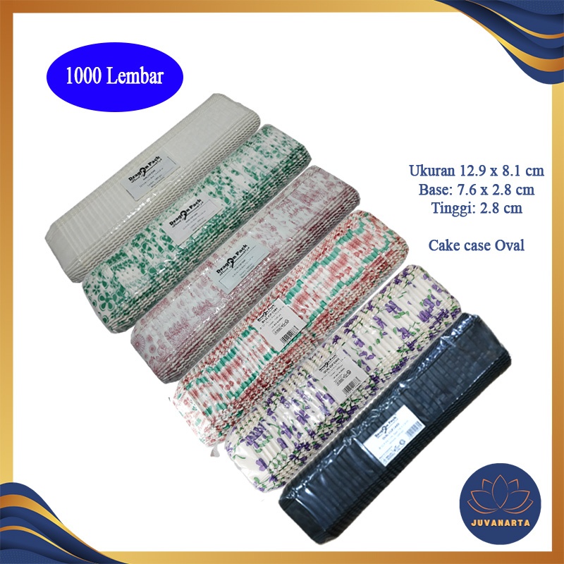 Jual Alas Risol Oval 129mm 1000 Lembar Kertas Bolu Risole Cake Case ...