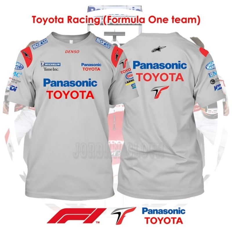 Jual Tshirt Baju Kaos Team Toyota F1 Racing Motorsport | Shopee Indonesia