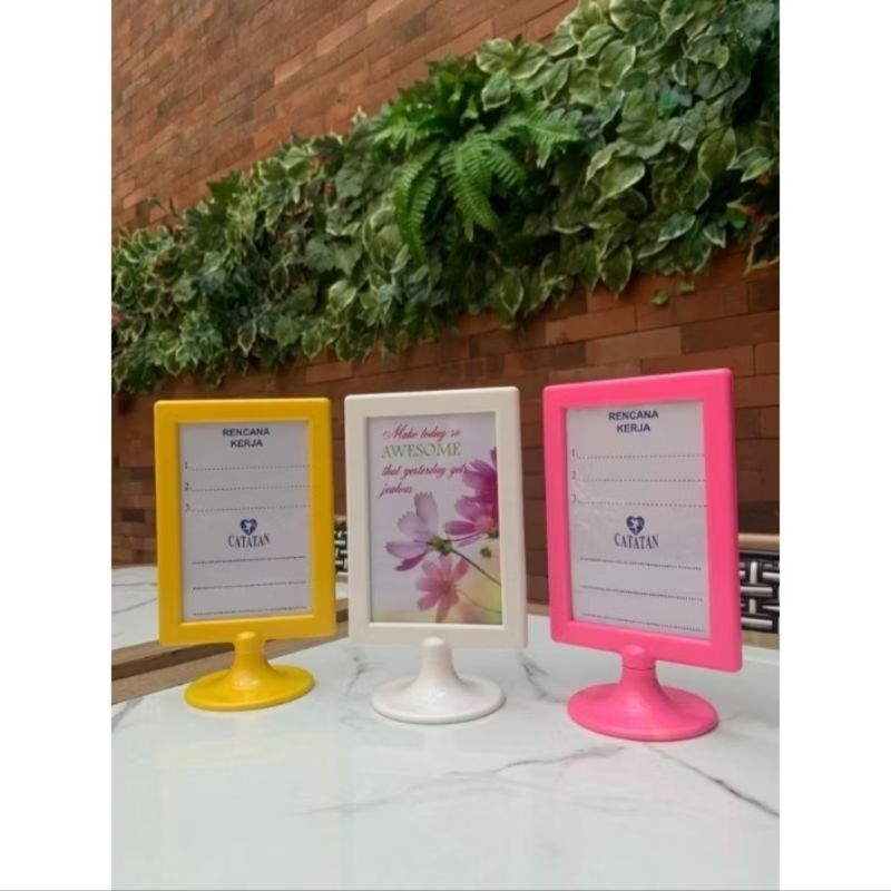 Jual BINGKAI FOTO 2 SISI / FRAME BINGKAI PIGURA / FRAME POP MEJA / MENU ...