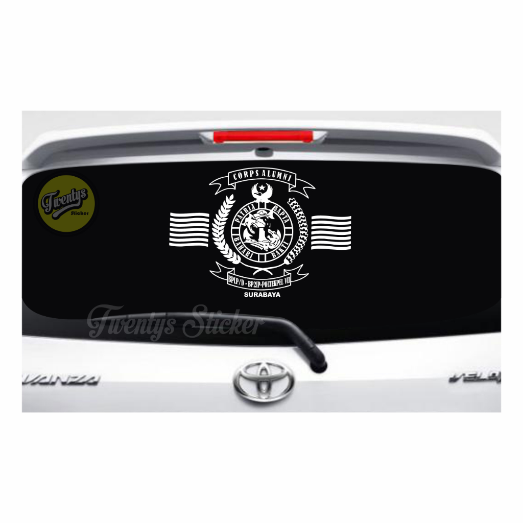 Jual STIKER CORPS ALUMNI POLTEKPEL SURABAYA CUTTING STICKER | Shopee ...