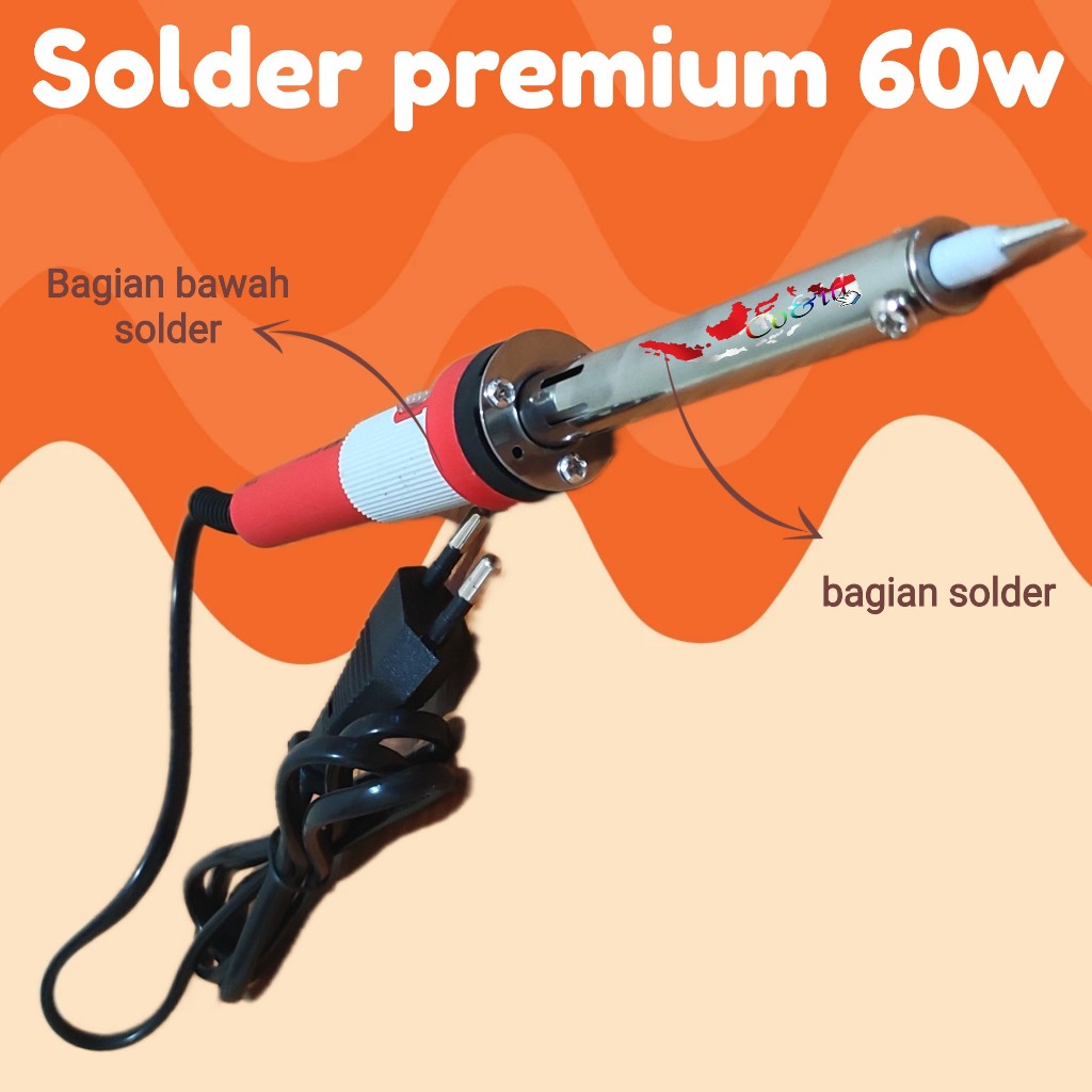 Jual SOLDER 60w Paket Timah / PEMANAS TEMBAGA / Soldering Iron 60w ...