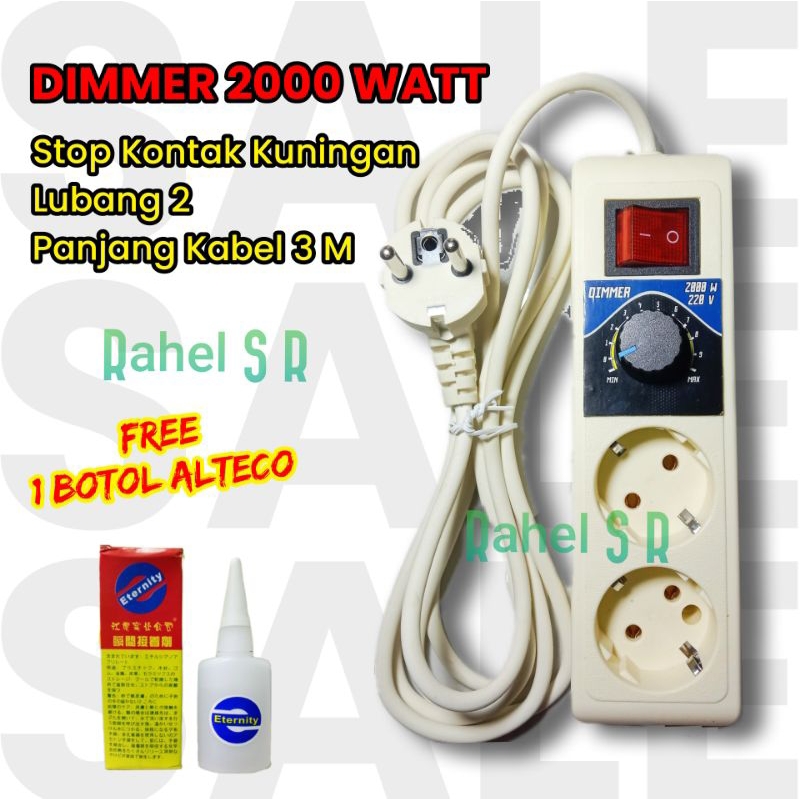 Jual Dimmer 2000 Watt || Dimmer Pengatur Kecepatan Mesin Gerinda DLL ...