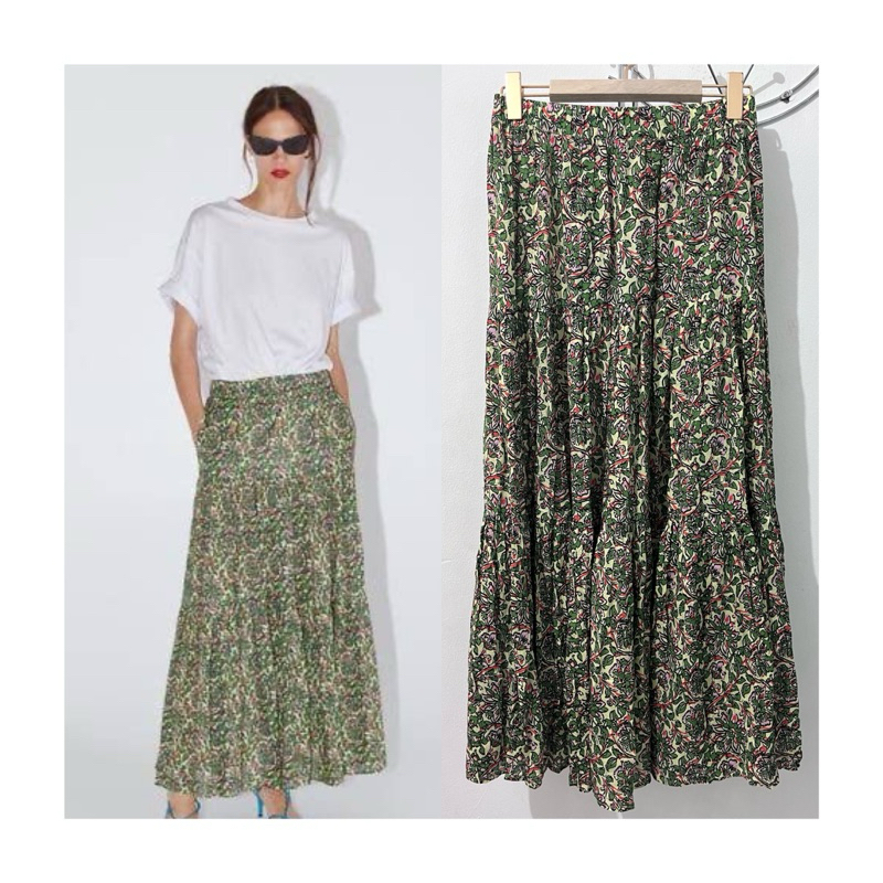 Zara maxi rok sale