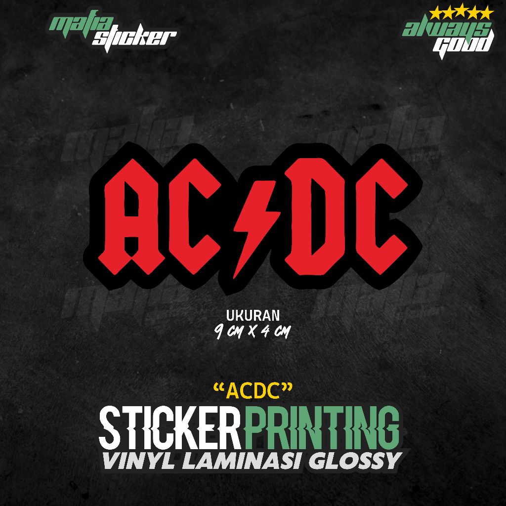 Jual STICKER/STIKER PRINT CUT ACDC | STIKER HELM MOTOR HP CASE LAPTOP ...