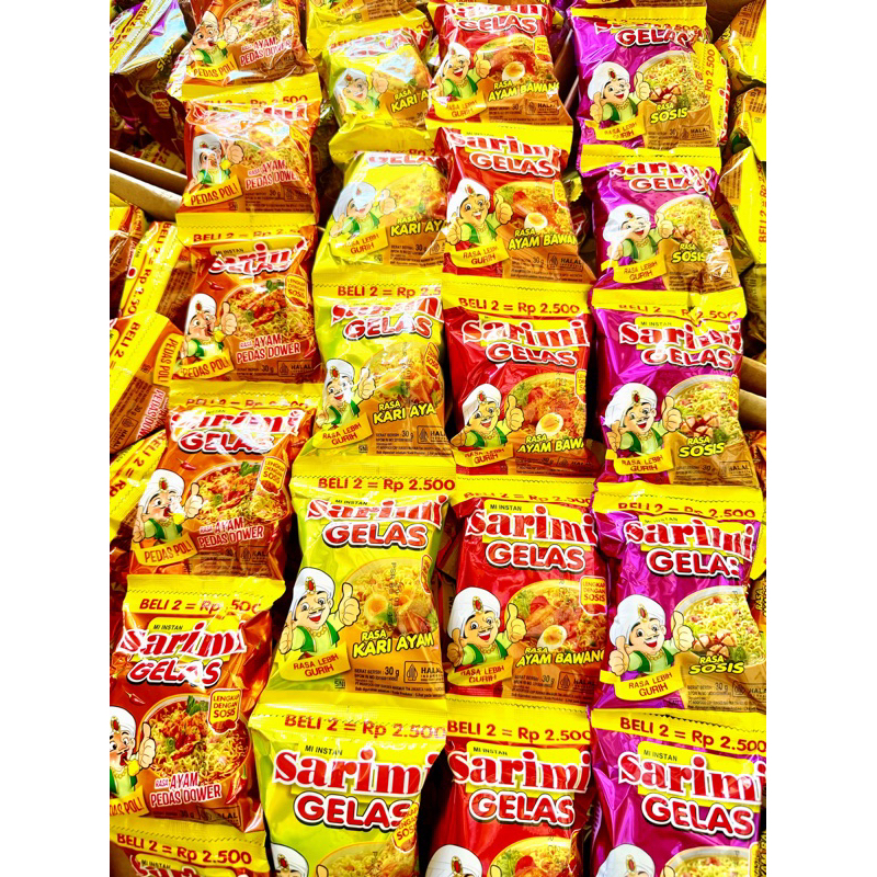 Jual SARIMI GELAS RENTENG ISI 10pcs | Shopee Indonesia