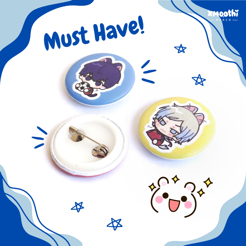 Jual BLUELOCK BUTTON PIN - BLUELOCK KAISER ISAGI KURONA - ANIME ...