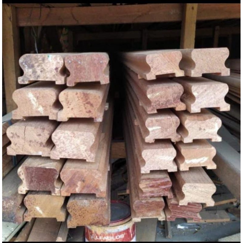 Jual Railing Tangga Kayu Kamper | Shopee Indonesia