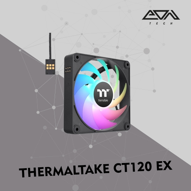 Jual Thermaltake CT120 EX ARGB Sync PC Cooling Fan Case | Casing (3Fan ...