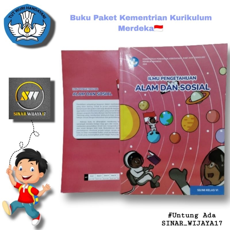 Jual Buku Paket IPAS / Ilmu Pengetahuan Alam Dan Sosial Kelas 6 Sd ...