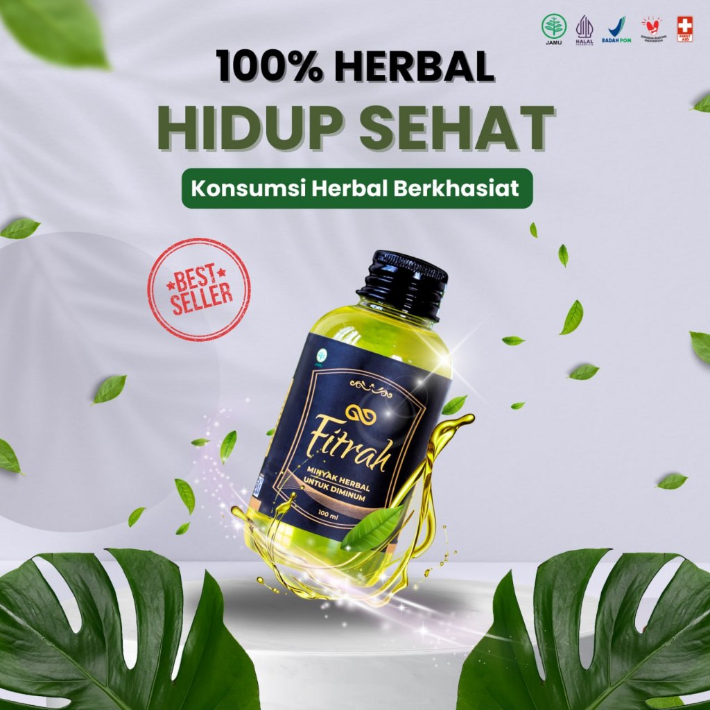 Jual Fitrah Herbal Oil Original Alami Minyak Balur Urut Pijat Dioles