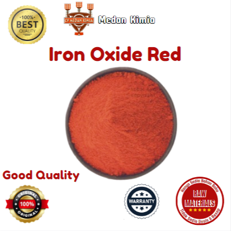 Jual Iron Oxide Merah Cerah / Bubuk Pewarna Merah 1KG / Pigment Iron ...