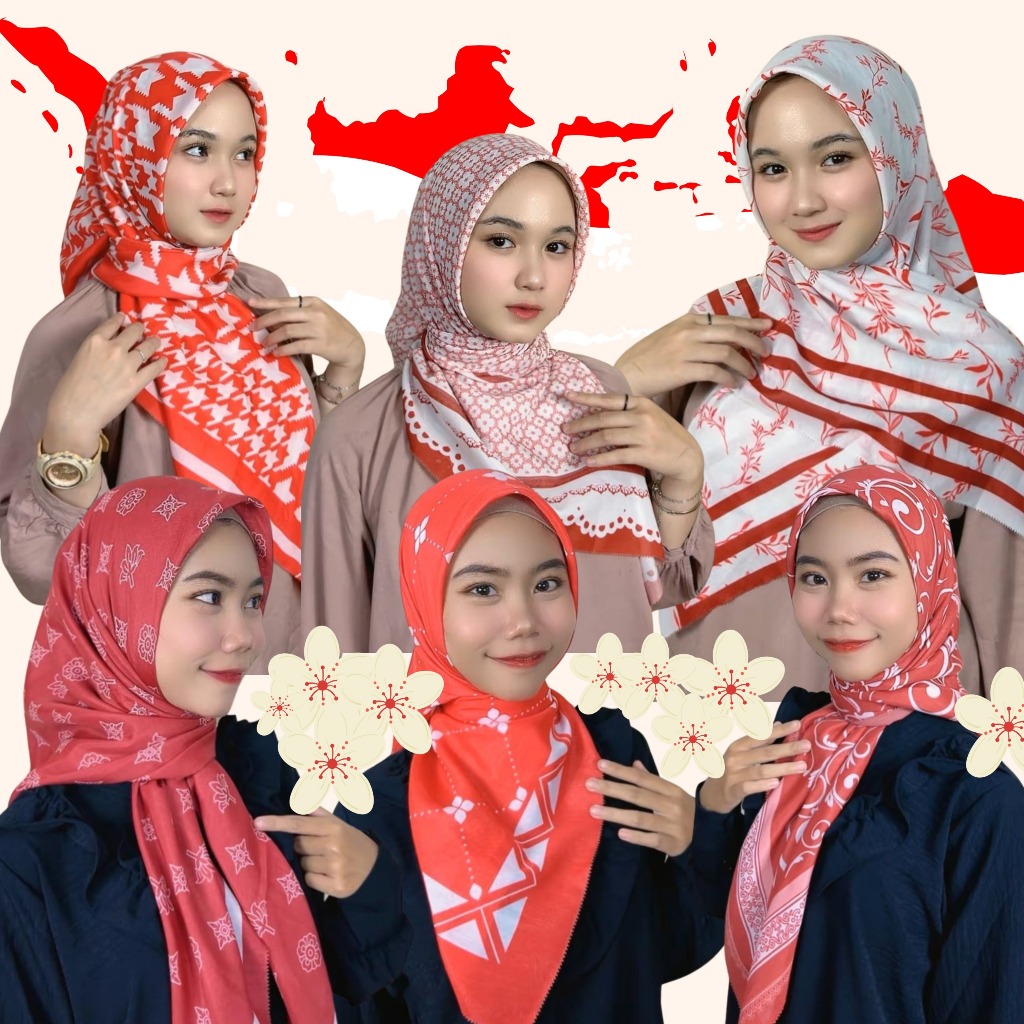 Jual Zahratu Hijab Voal Segi Empat Motip Lasercut Sublime Premium Hijab Voal Motif Edisi