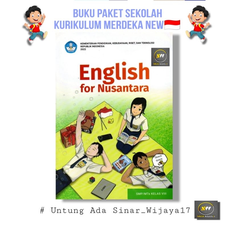 Jual Buku Paket Bahasa Inggris English For Nusantara Kelas 8 Smp