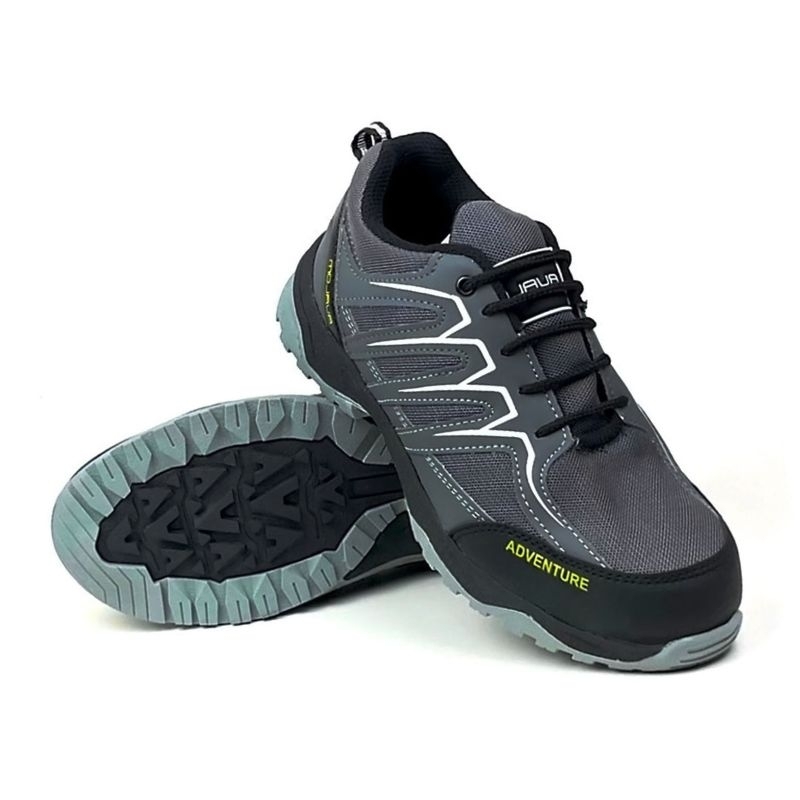 Jual Sepatu Snickers Pria Dewasa Kerja Proyek Ujung Besi Hitam MJ81 ...
