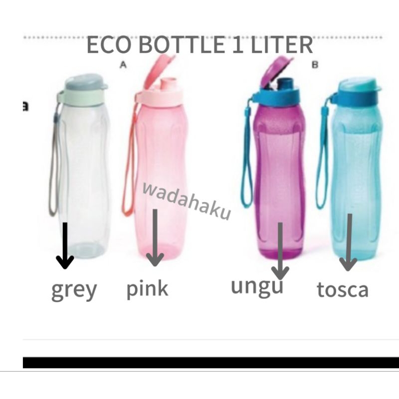 Jual original tupperware eco bottle 1 liter | Shopee Indonesia