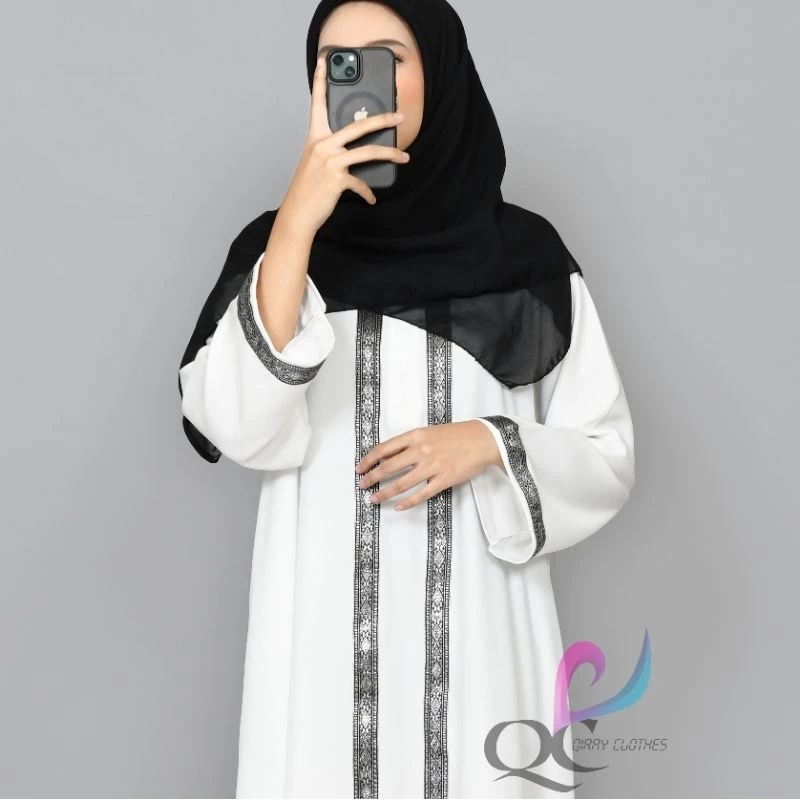 Abaya Madina Arabic Style Bordir