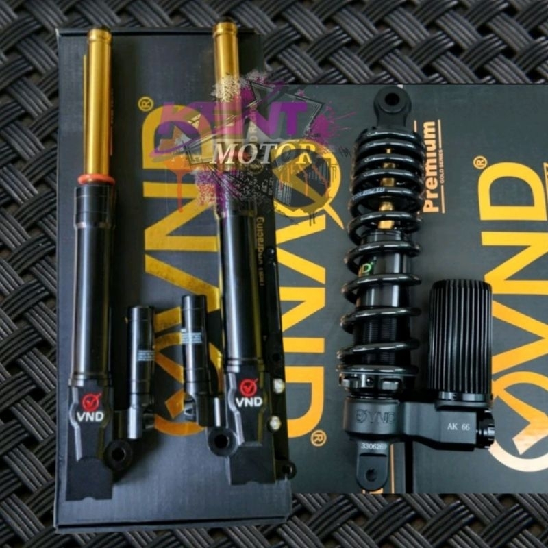 Jual Paket shock VND PREMIUM Shock motor beat/mio/vario paket depan ...