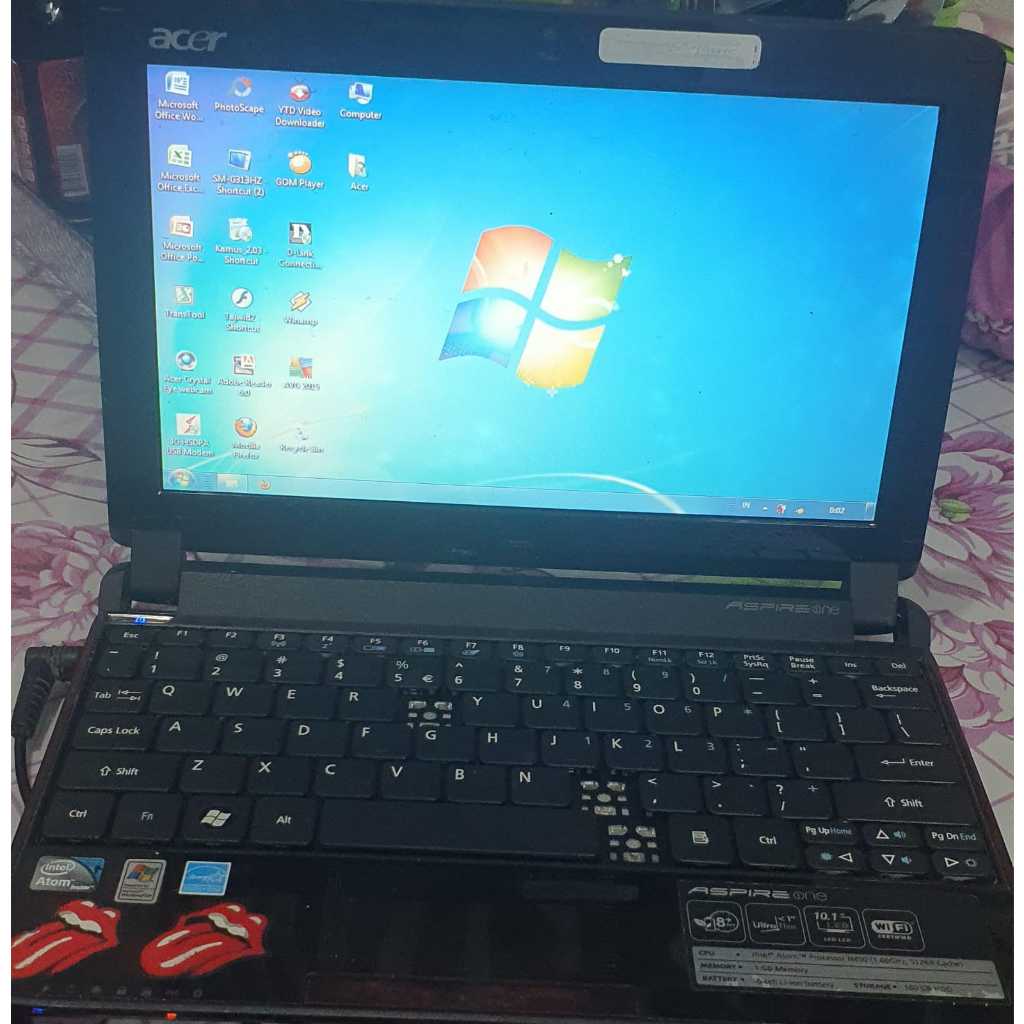 Jual Netbook Acer Aspire One 532H RAM GB INTEL ATOM N450