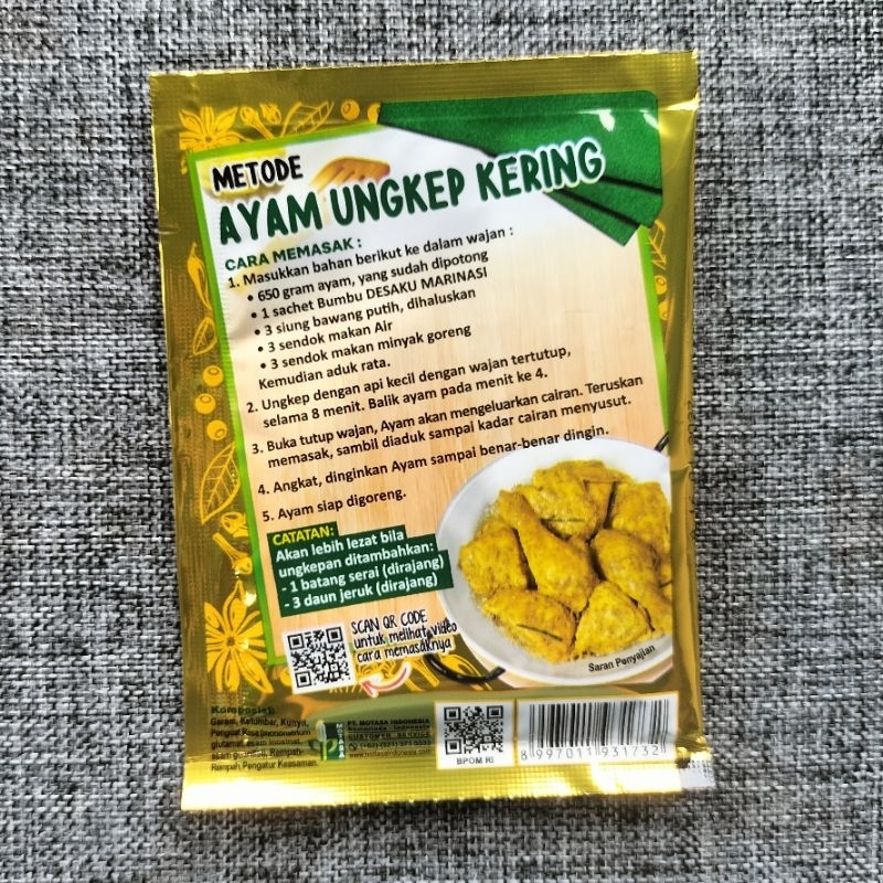 Jual Marinasi DESAKU Bumbu Gorengan Tempe, Ikan & Ayam Netto 15gr