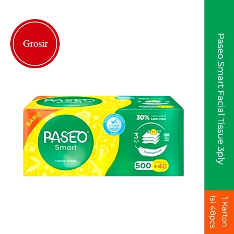 Jual TISU PASEO SMART ISI 540Sheets 3Ply | Shopee Indonesia