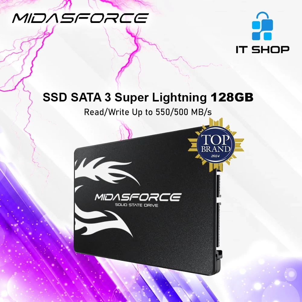 Midasforce SSD Superlightning 128GB Midasforce SSD Sata 128GB