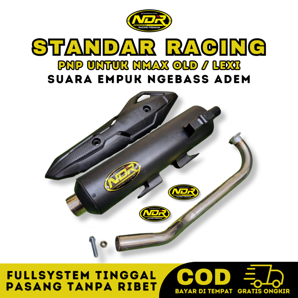 Jual NDR RACING PREMIUM V1 - Knalpot Standar Racing Suara Bass Adem ...