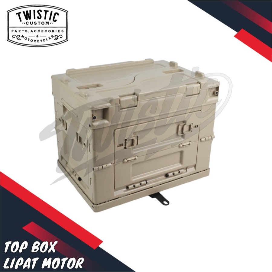 Jual Top Box Belakang Lipat 20L Liter Motor Honda CT110 Street Cub ...