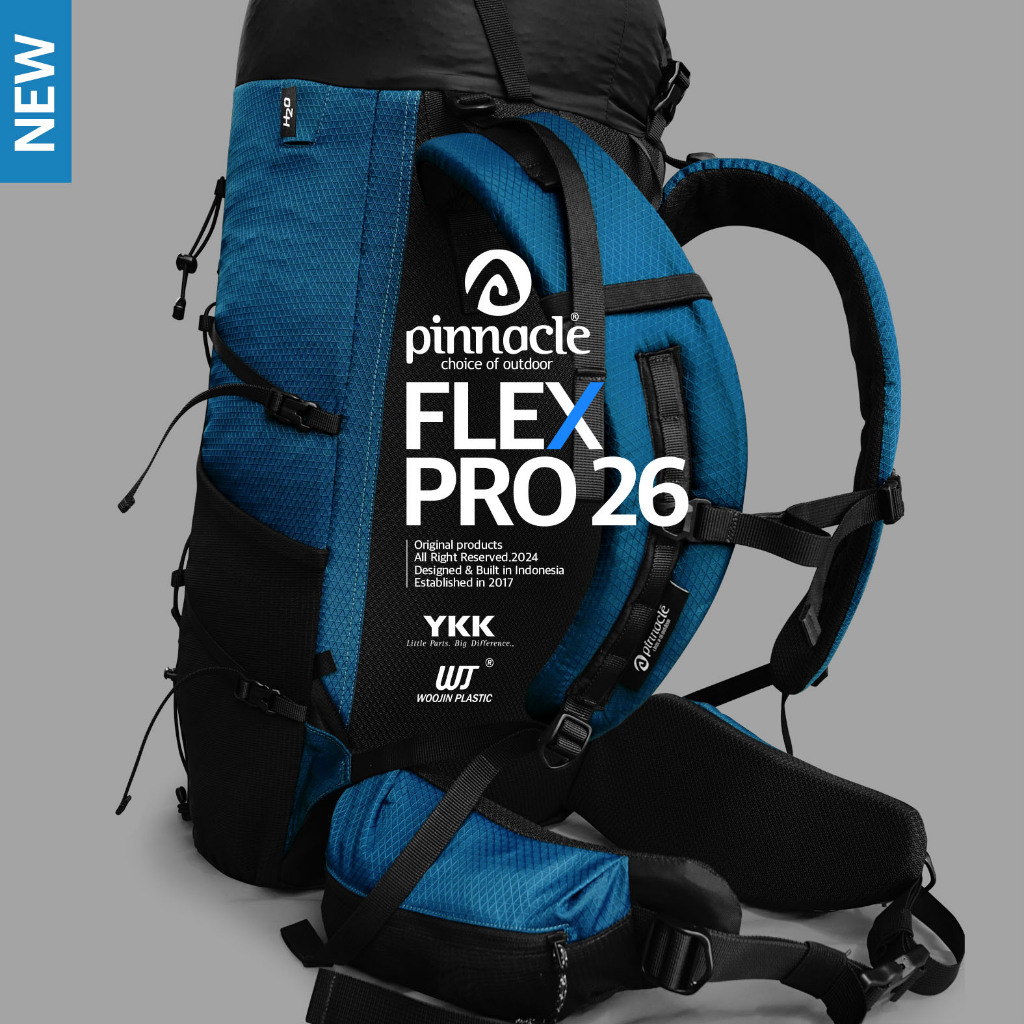 Jual Pinnacle Pro Official Flex Pro 26L Backpack Diamond Gridstop ...