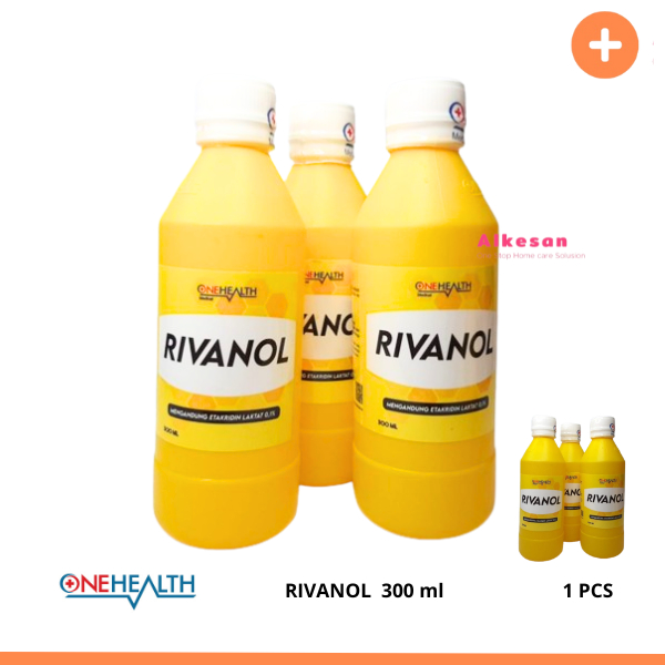 Jual Rivanol Cairan Antiseptik Pembersih Luka 300 ml Onehealth | Shopee ...