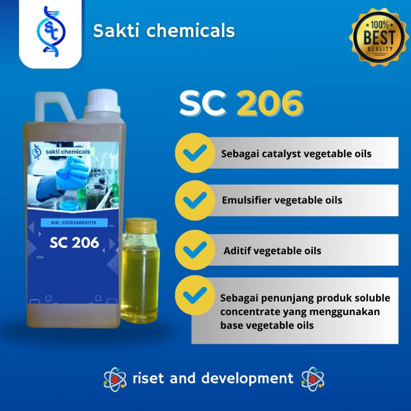 Jual Catalyst SC 206 untuk catalyst, emulsifier, dan aditif vegetable ...