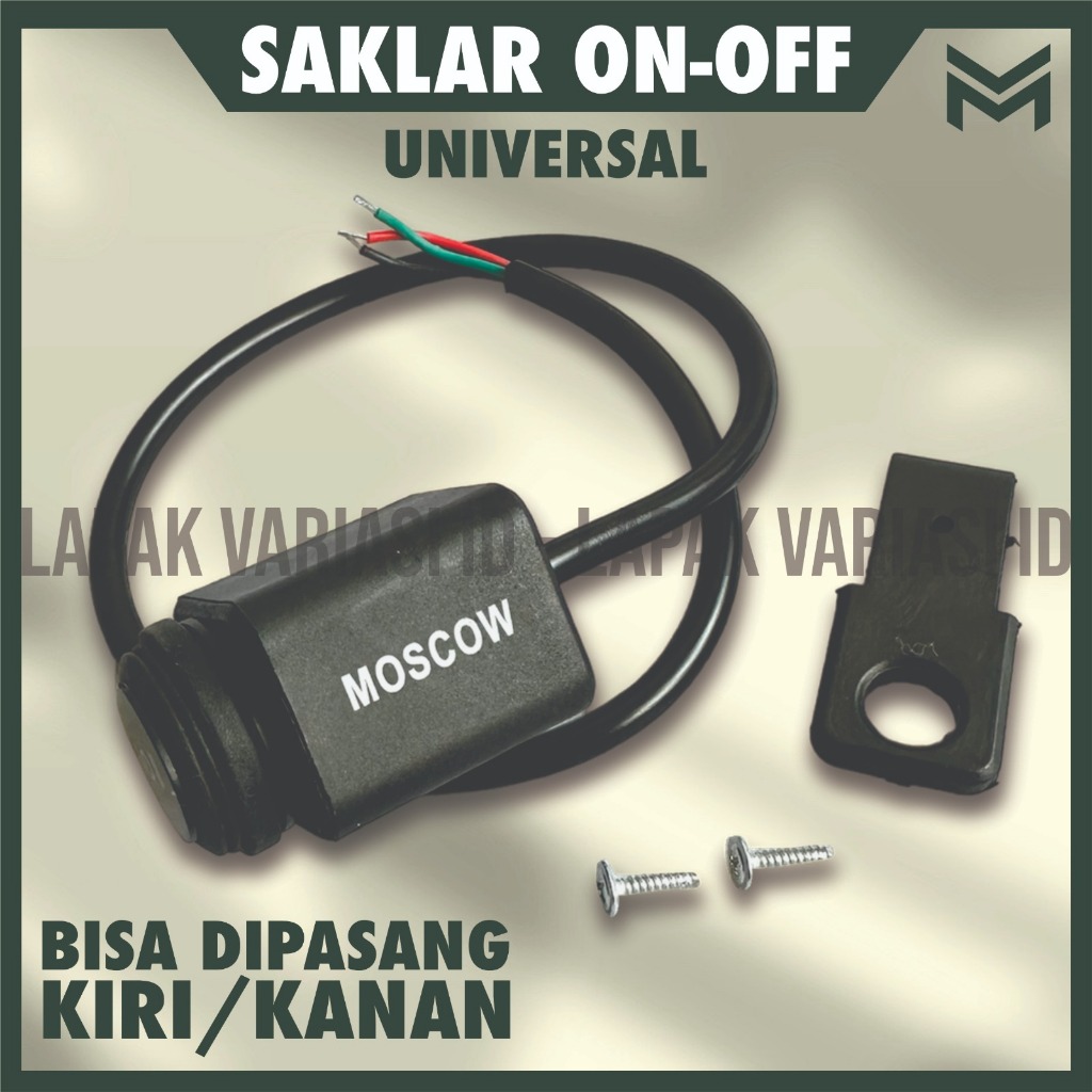 Jual SAKLAR BRECKET ON OFF MERK MOSCOW COCOK UNTUK SEMUA JENIS MOTOR ...