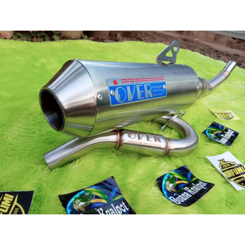 Jual Knalpot over inlet dan outlet 50 mm crf150 klx150 dtracker wr ...