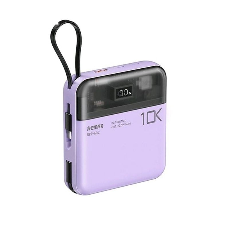 Jual REMAX POWER BANK 10000MAH PD+QC 20W+22.5W SUCHA PRO SERIES RPP-602 ...