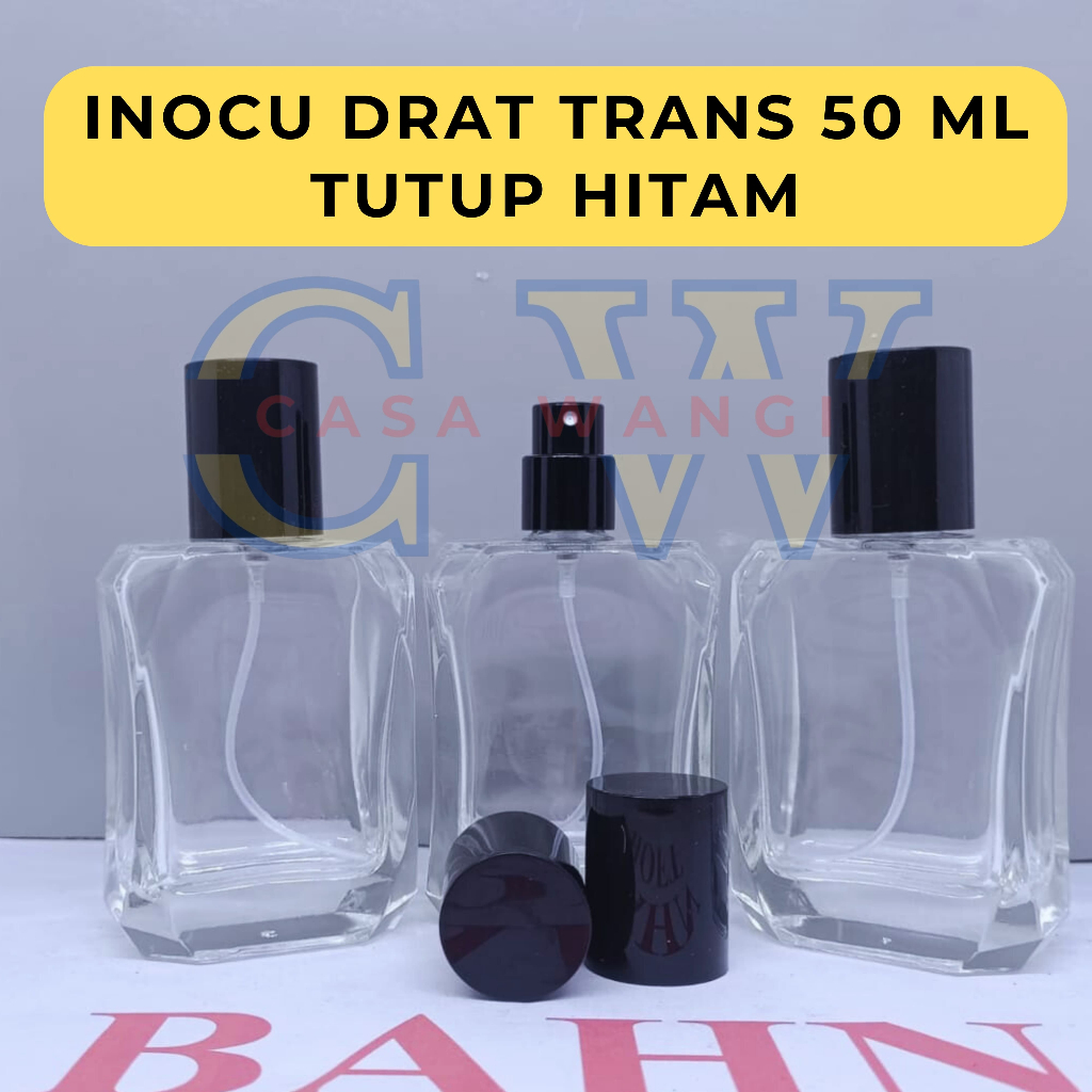 Jual ( 1 PCS ) BOTOL INOCU UKURAN 50 ML BOTOL MODEL INOCU DRAT 50 ML ...
