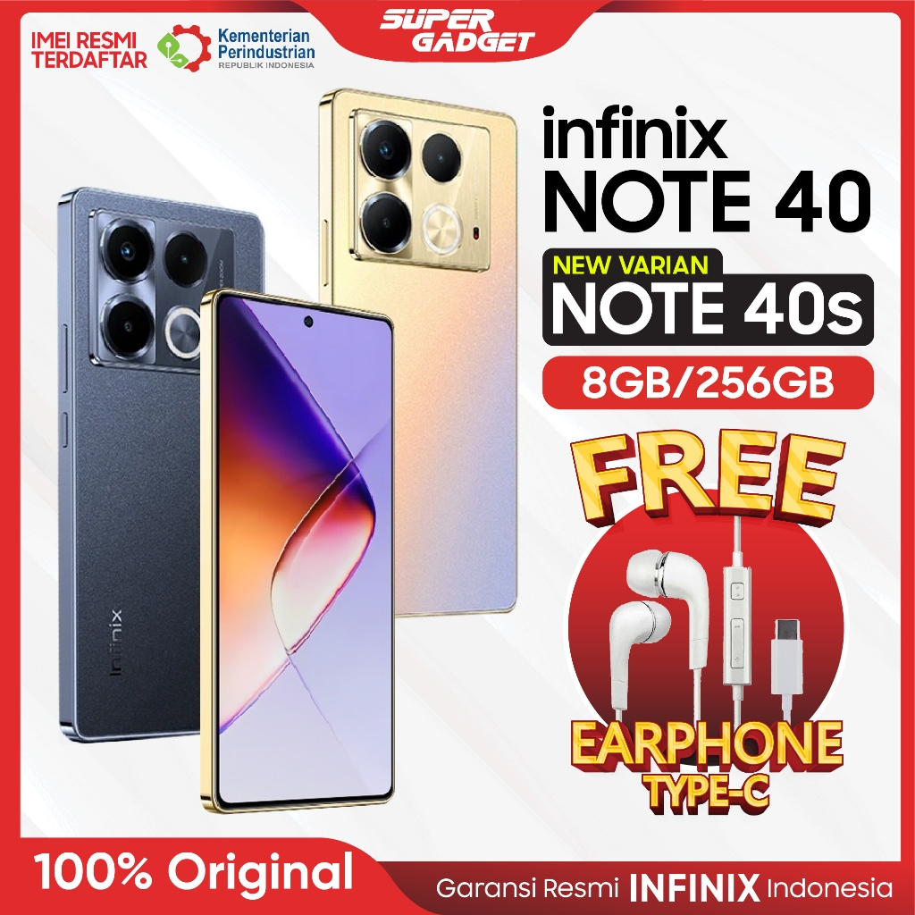 Jual Infinix Note 40 Note 40S 4G 8/256 HP Smartphone Android Shopee