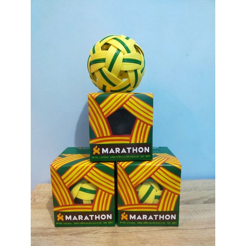 Jual Bola Takraw Marathon 101 MT 101 Original Thailand / Bola Sepak ...