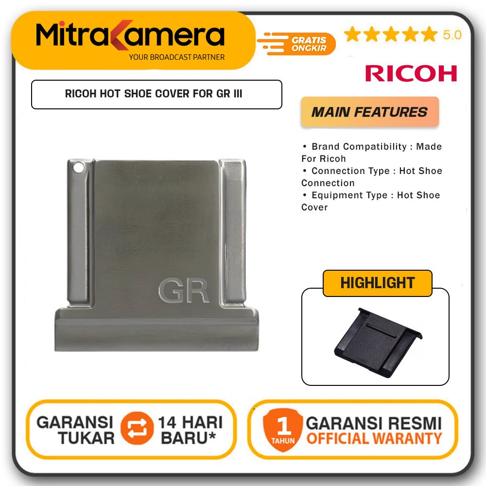 Ricoh Gr Iii Street Edition Ricoh GK-1 Metal Hot Shoe Cover At Ace - Main Image