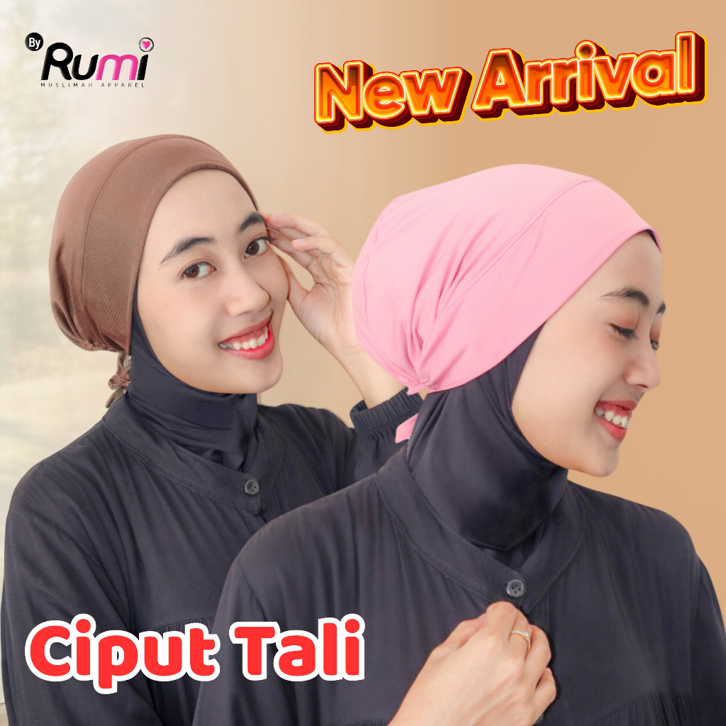 Jual RUMI - CIPUT TALI RUMI PREMIUM Inner Jilbab Stretchy Anti Gerah ...