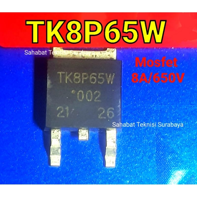 10-Pack 8N65 MOSFET Transistors - 650V 8A N-Channel TO-220F Power Semiconductors