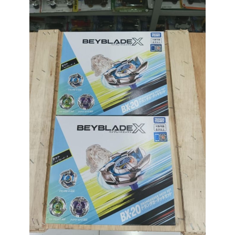 Jual TAKARA TOMY BEYBLADE X BX-20 DRANDAGGER DECK SET DRAN DAGGER ...